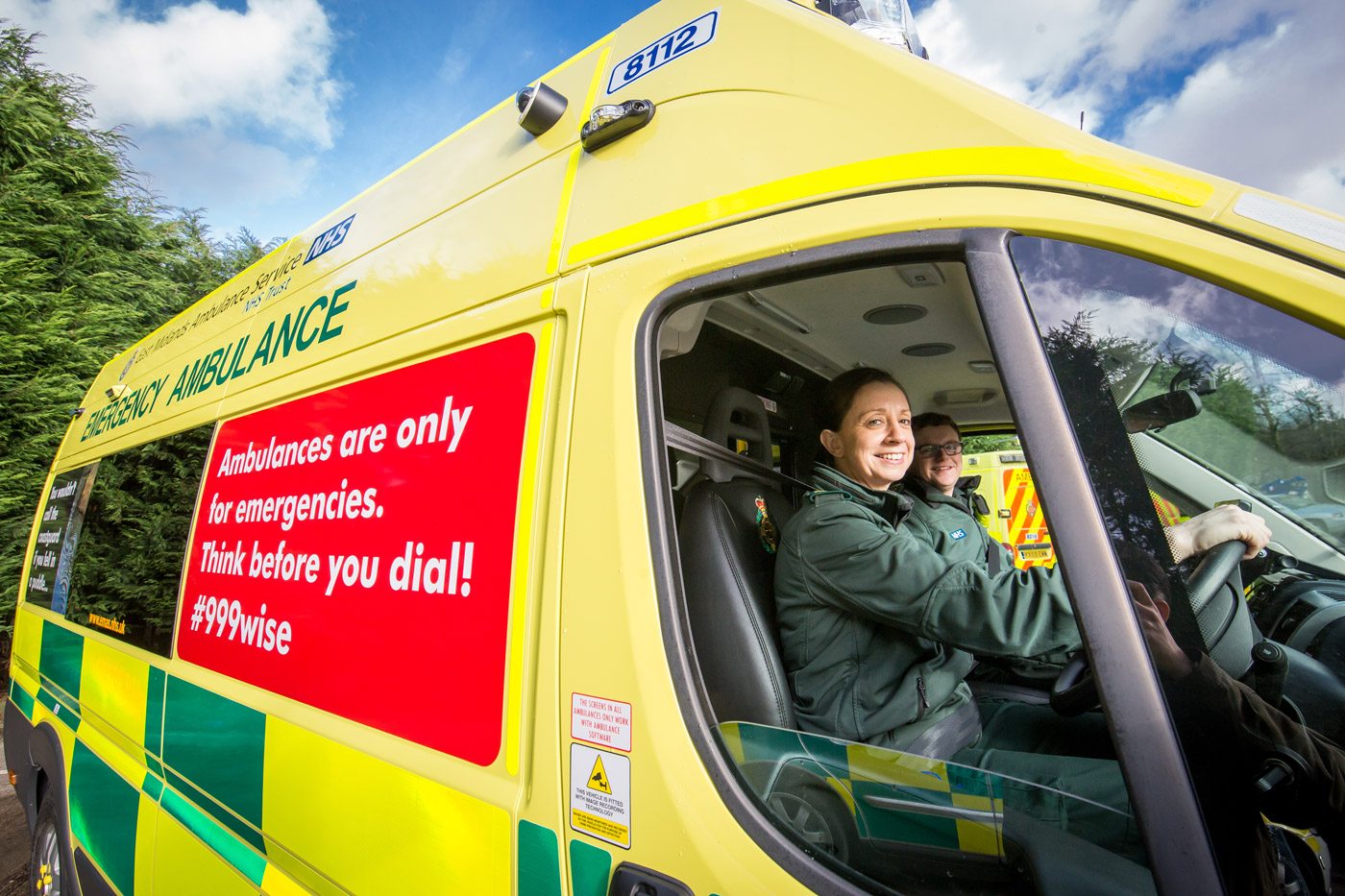 Paramedics at work