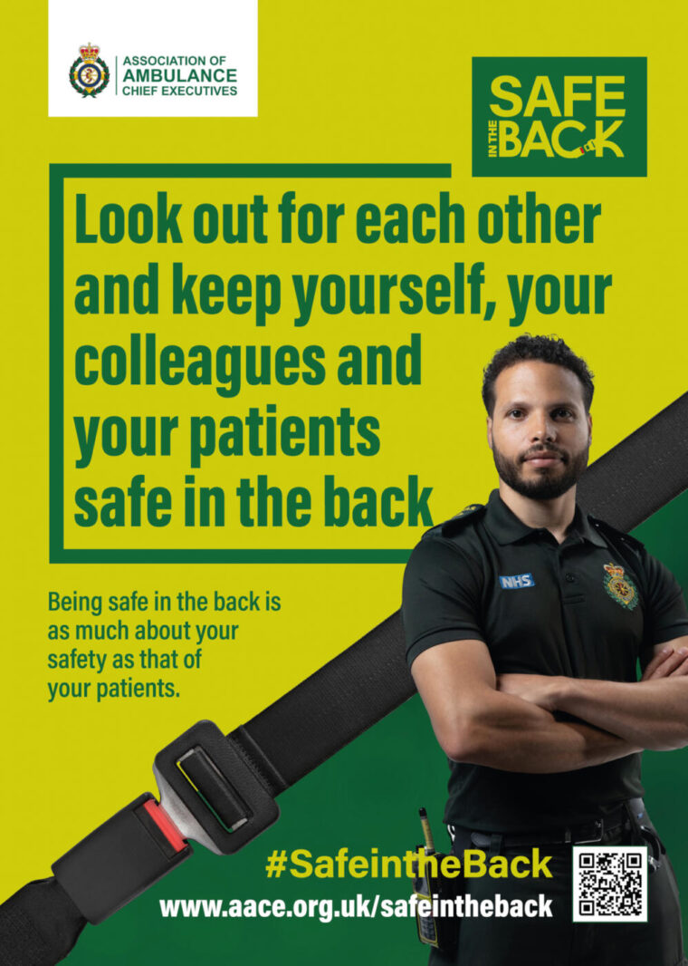 Safe in the back A4 poster