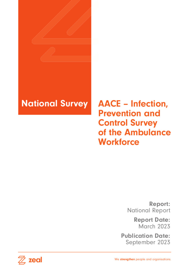 Zeal-AACE IPC Survey Full Report front cover Sept 23