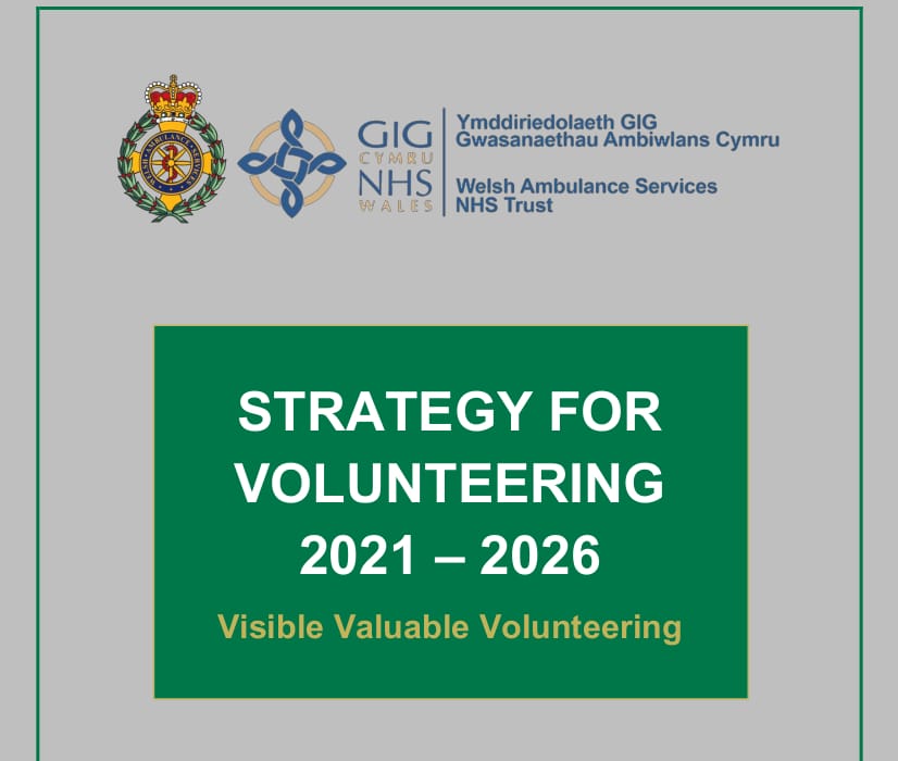 WAST Strategy for Volunteering 2021-2026 front cover