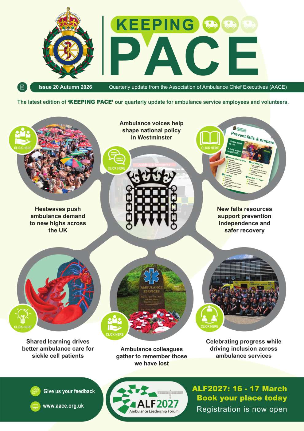 AACE - KEEPING PACE ISSUE 20 AUTUMN 10.2026 front cover